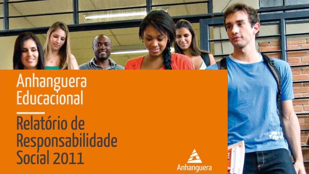 Imagem Capa do Relatório de Sustentabilidade Anhanguera 2011