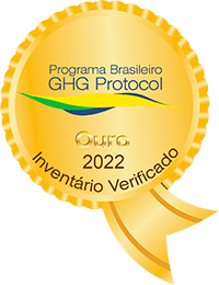 Imagem do logo Programa Brasileiro GHG Protocol - Selo Ouro 2022