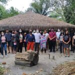 Imagens da Visita a Aldeia Indígena Pataxó Coroa Vermelha no Centro Cultural Txãg’rú Mirawê