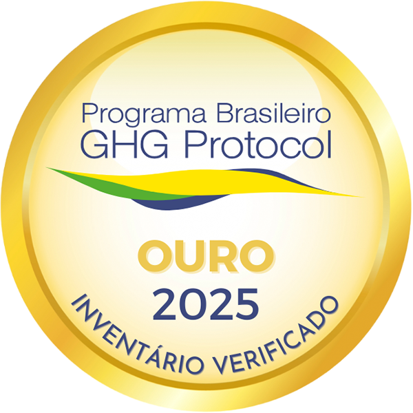 Imagem do logo Programa Brasileiro GHG Protocol - Selo Ouro
